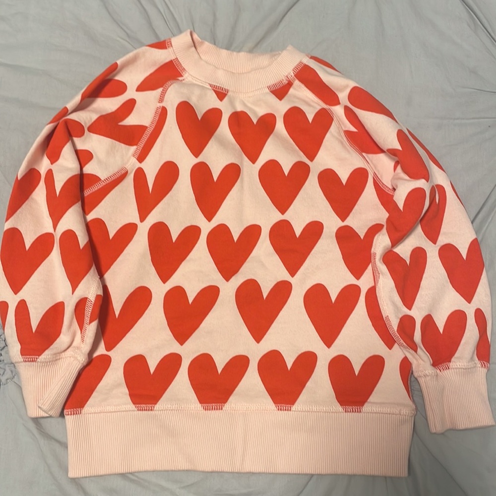 Hannah Anderson hearts on hearts valentines sweatshirt